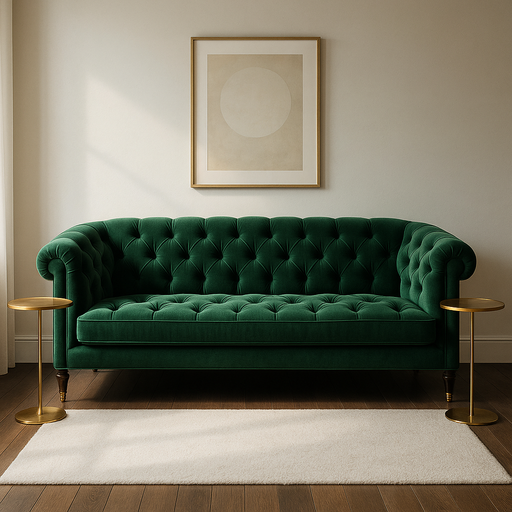 Luca Tufted Velvet Sofa