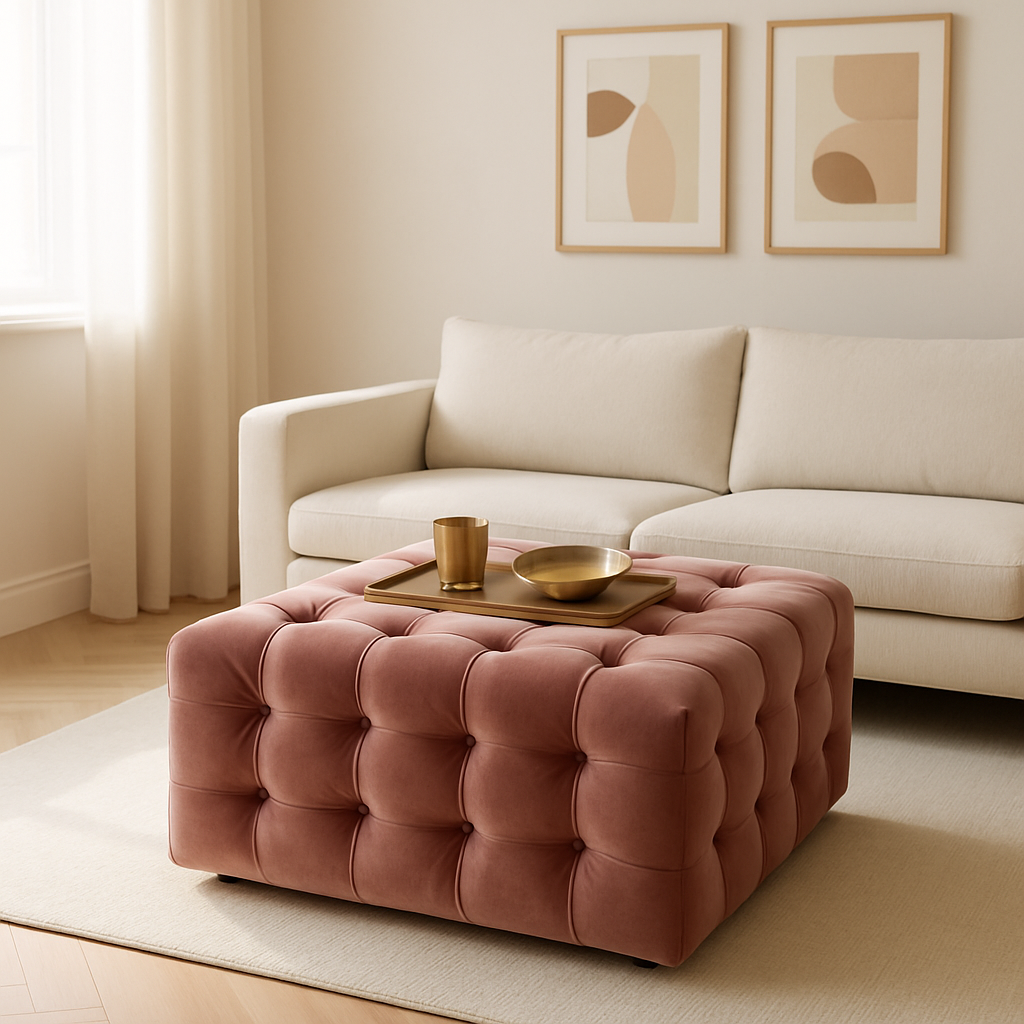 Sloan Tufted Ottoman