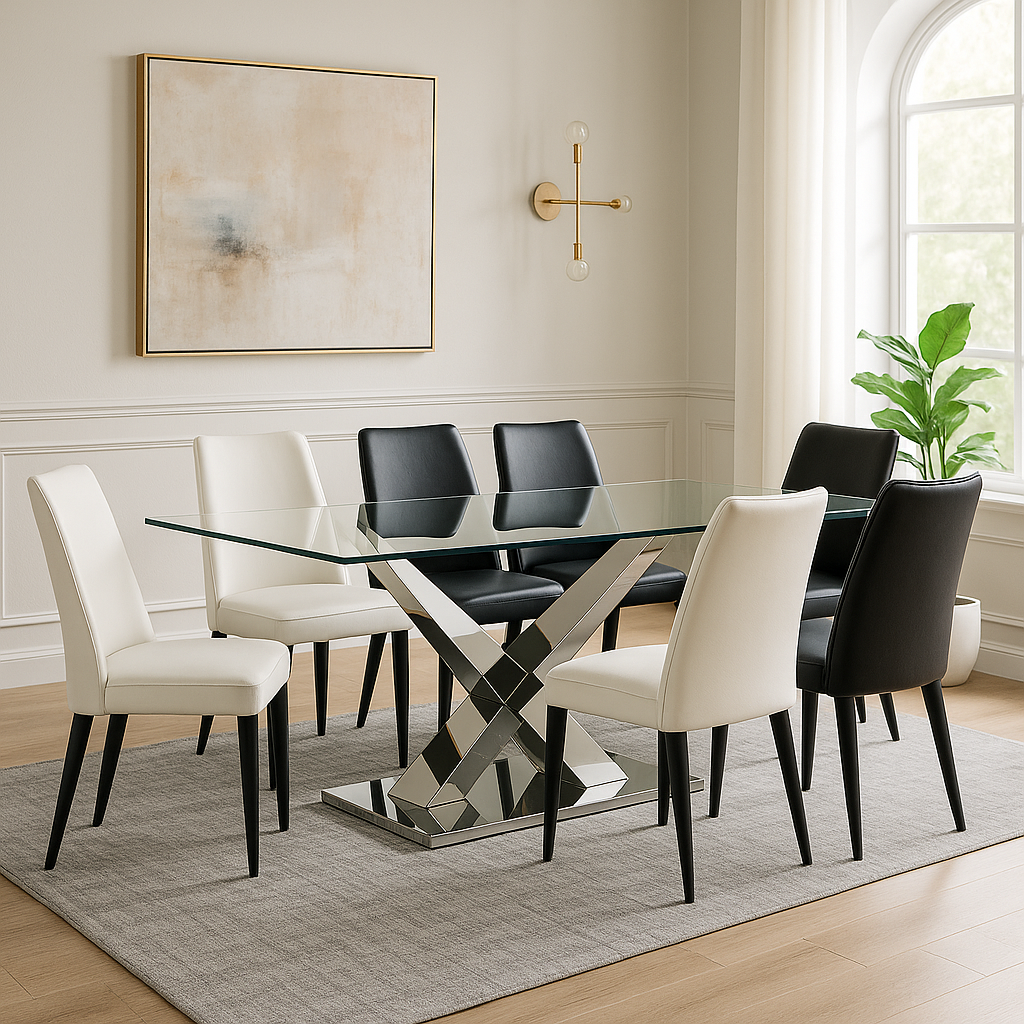 Harley Glass Dining Table