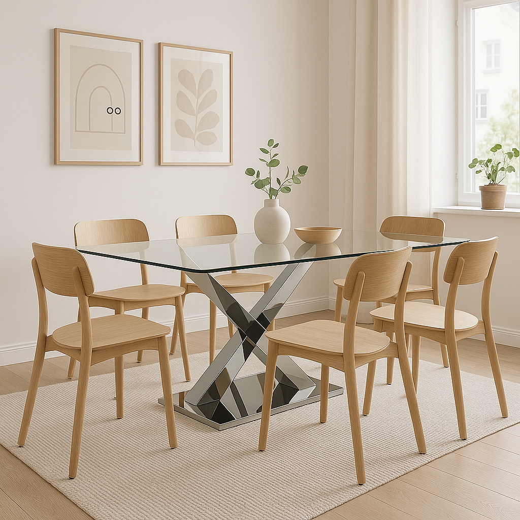 Harley Glass Dining Table