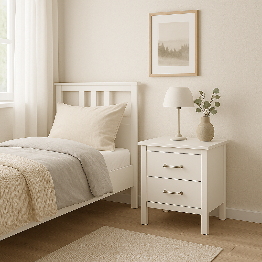 Ava Two-Drawer Nightstand