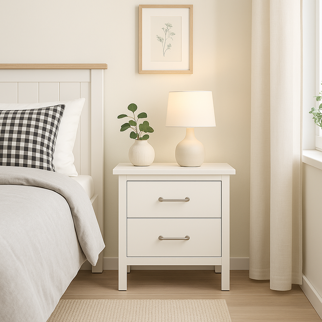 Ava Two-Drawer Nightstand