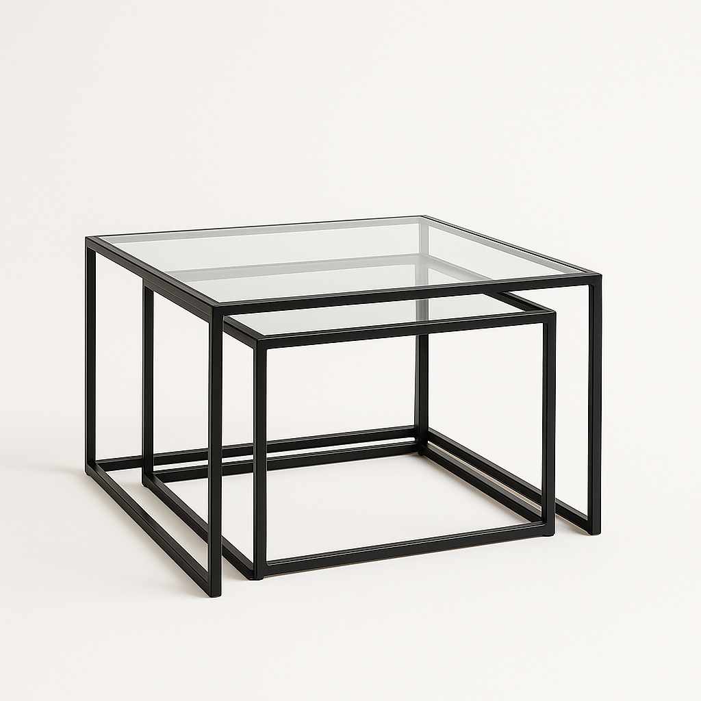 Cleo Glass Nesting Tables