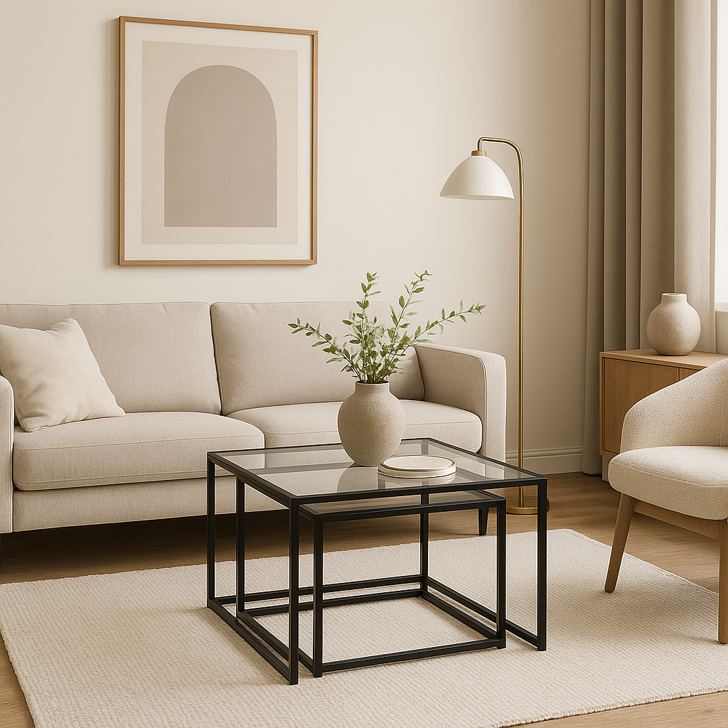Cleo Glass Nesting Tables