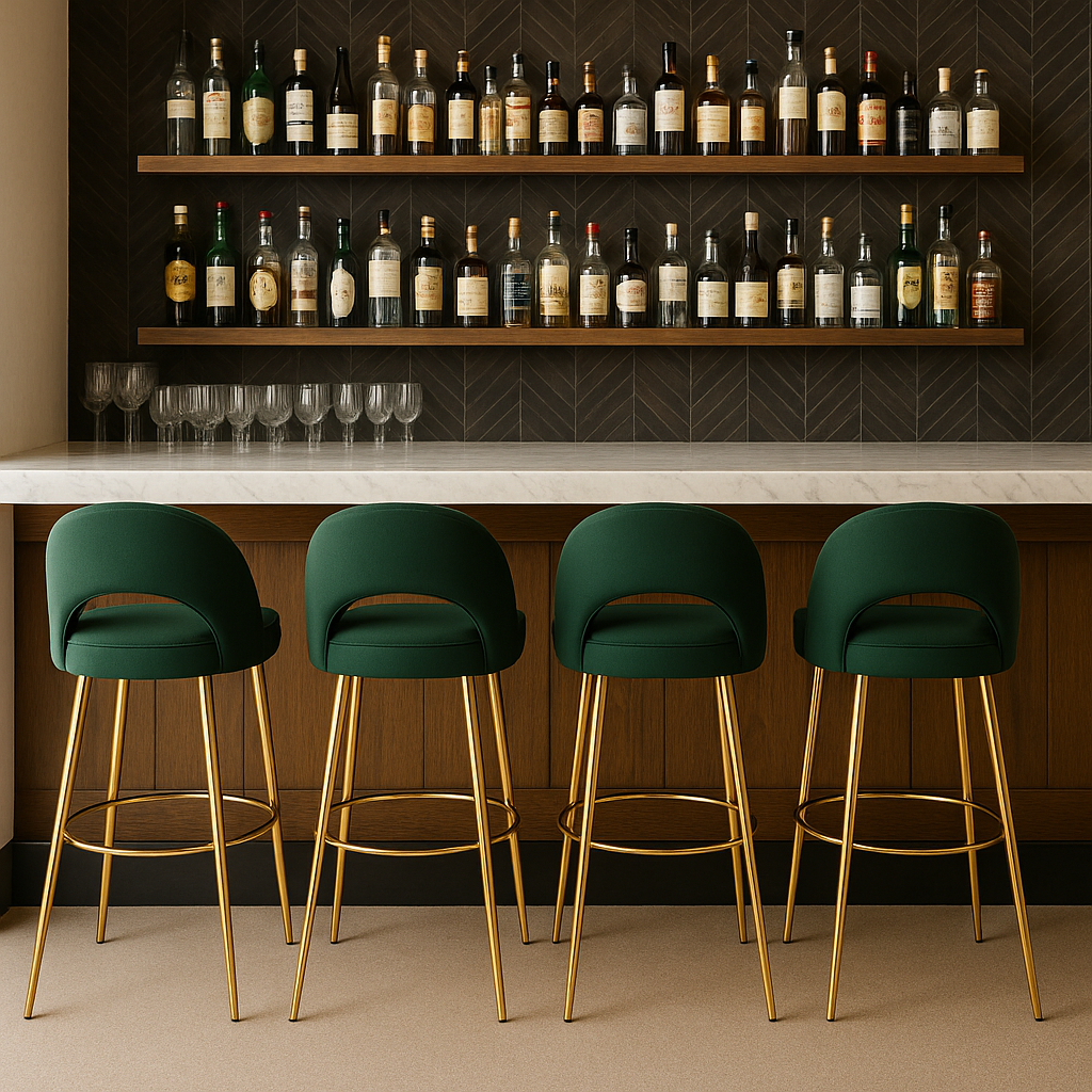 Lennox Curved Back Stool