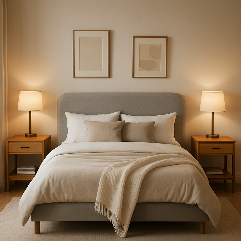 Aria Upholstered Bed Frame