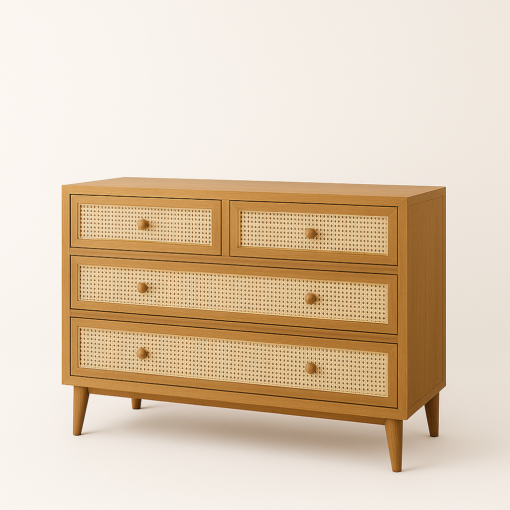 Cleo Woven Drawer Chest