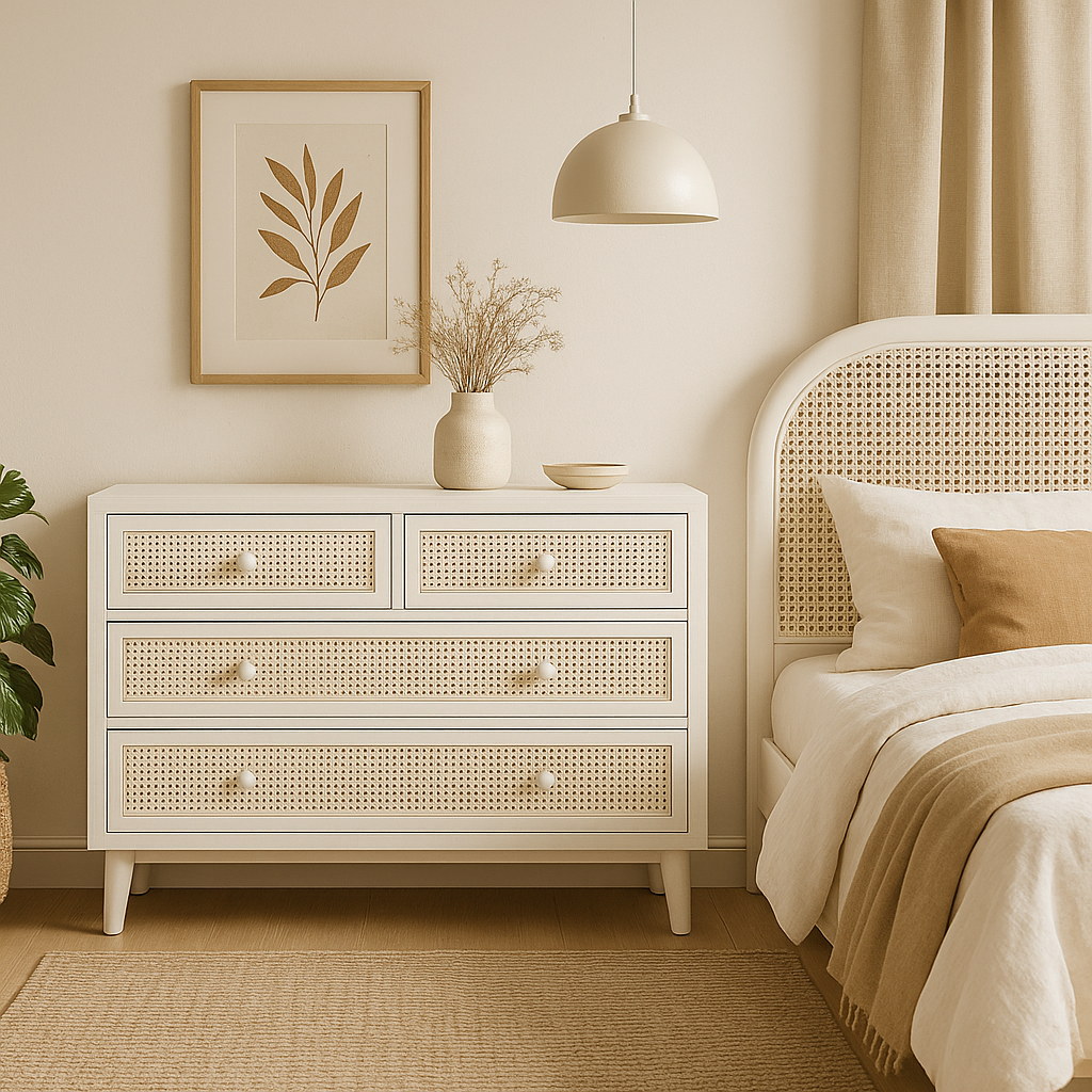 Cleo Woven Drawer Chest