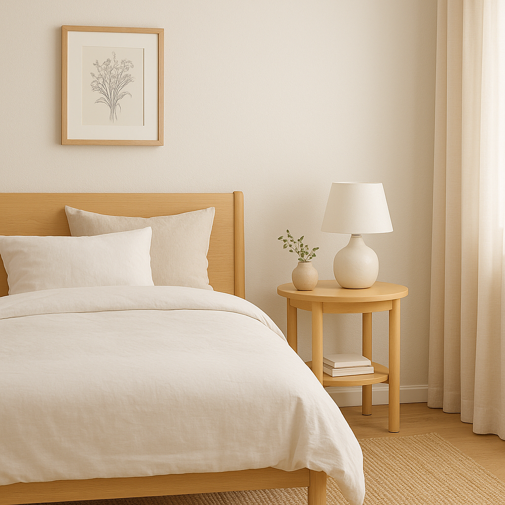 Luna Round Nightstand