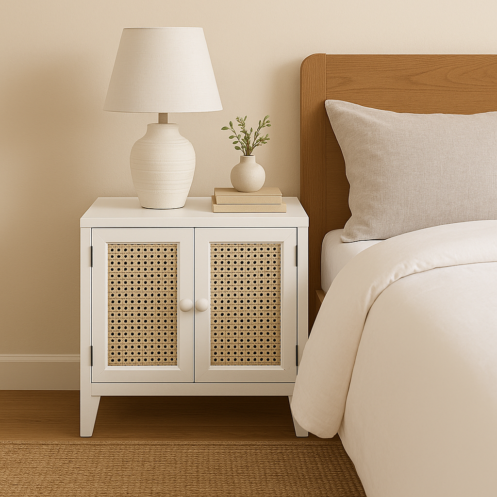 Cleo Rattan Nightstand
