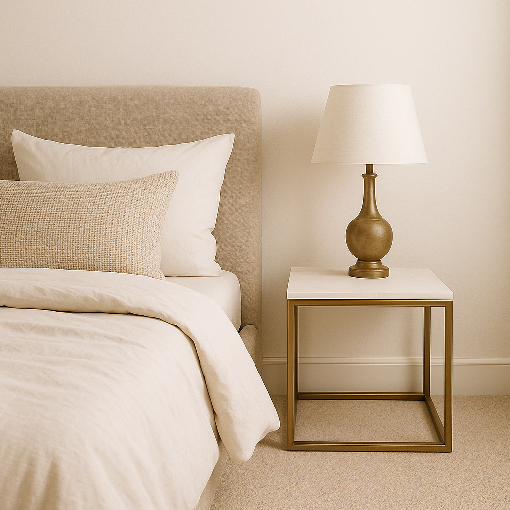 Mira Stone Top Nightstand