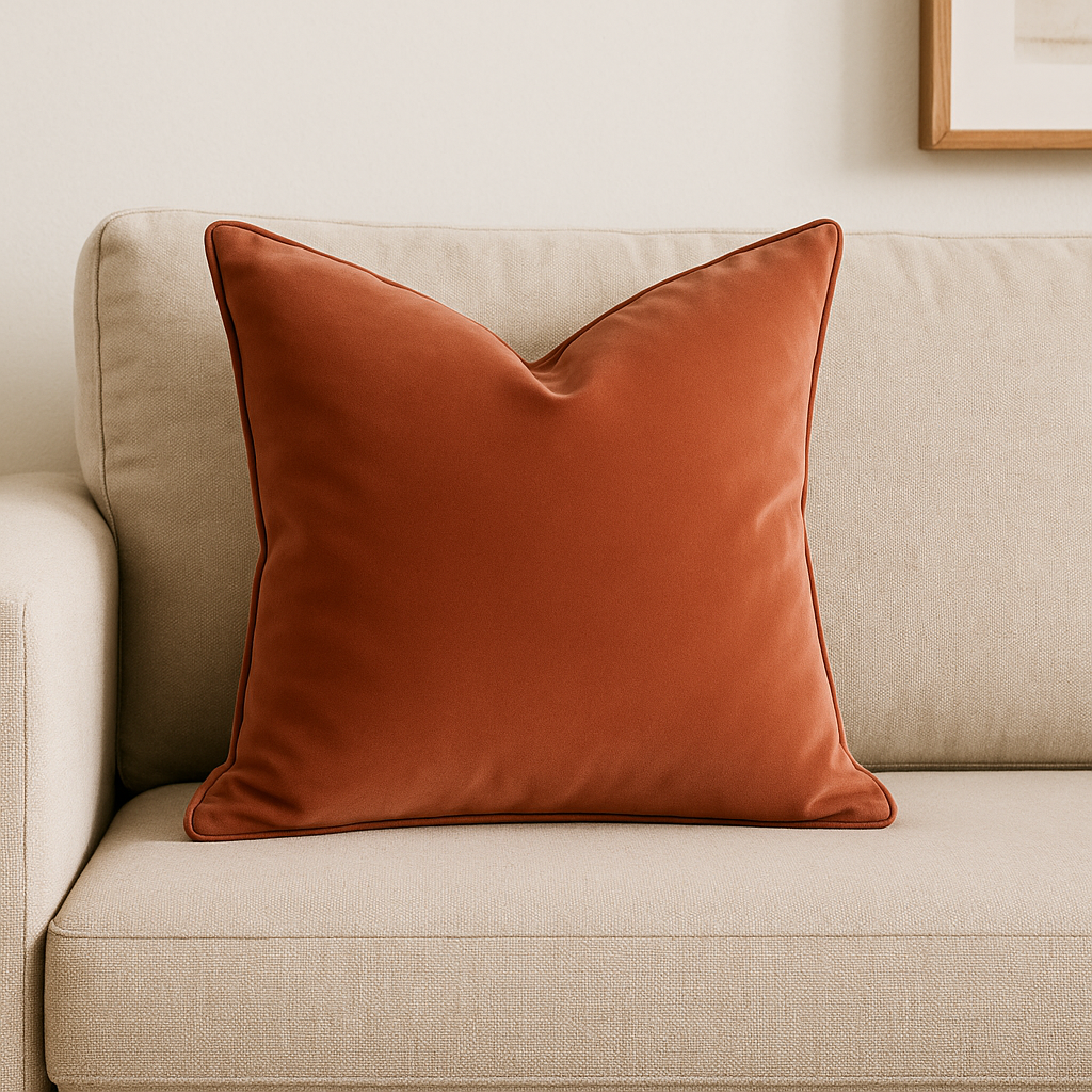 Luna Velvet Throw Pillow