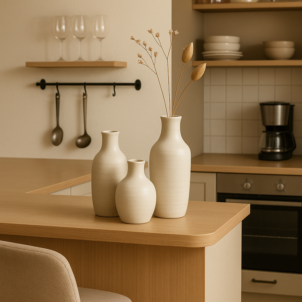 Cleo Ceramic Vase Trio