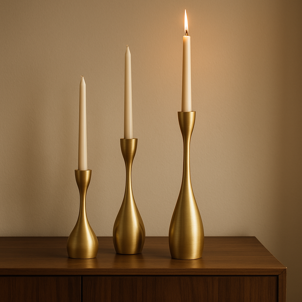 Luna Taper Candle Holders