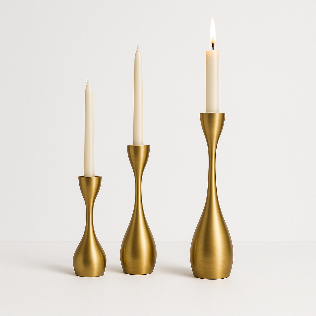Luna Taper Candle Holders