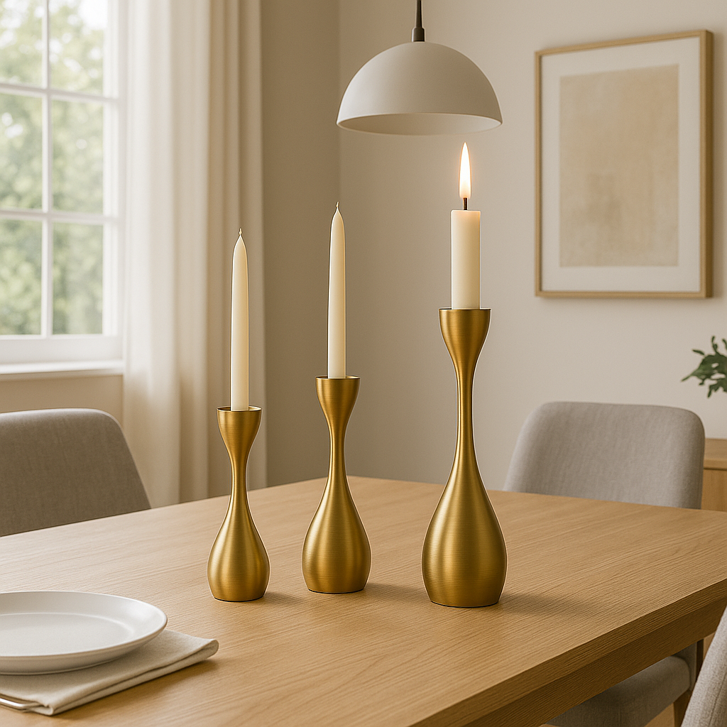 Luna Taper Candle Holders