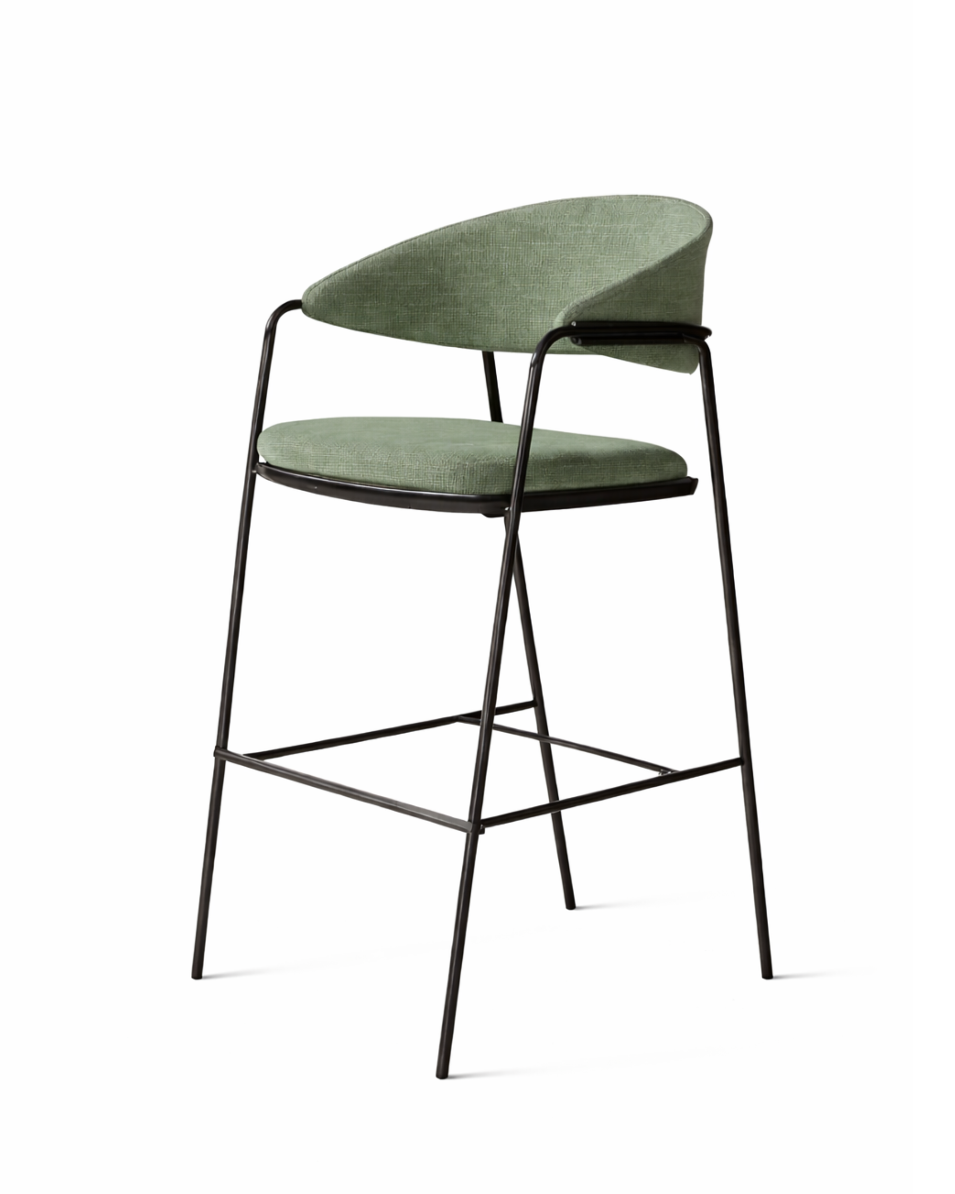 Lennox Curved Back Stool